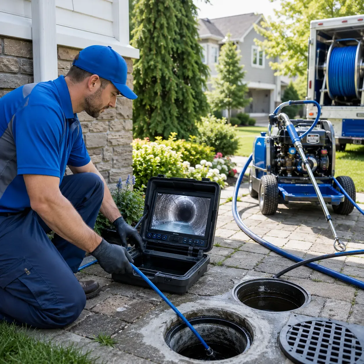 Outdoor drain cleaning professionals serving Gaston, IN